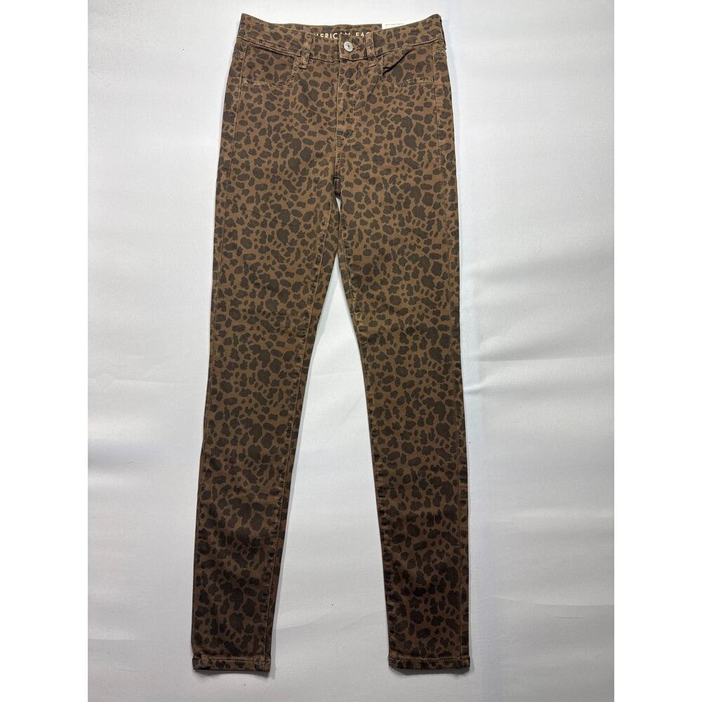 NWT American Eagle Women's‎ Super Hi-Rise Camouflage Jeggings - 2/24W (25x28)*